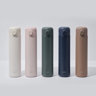 【WOKY沃廚】輕量輕芯鈦瓷易潔層彈蓋保溫瓶600ml (5色可選)