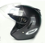 HELM HALF FACE DOUBLE VISOR GMT ARMY DOFF TERLARIS Termurah