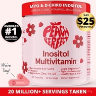 Peach Perfect Inositol Multivitamin - Peach Perfect Myo-Inositol, D-Chiro Inositol, Omega 3 Fitness 