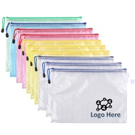 Custom Company Printed Zip Lock Bag Custom Bags with Logo Imprinted on Mesh Materials Custom Mesh Do