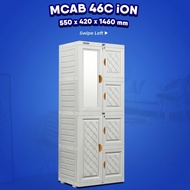 LEMARI NAPOLLY NAPOLI MCAB 46 KACA CERMIN MCAB 36 KABINET CABINET MINI SMALL LEMARI PLASTIK RAK SERB