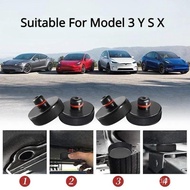 4 Pcs Car Jack Rubber Pad TESLA Model 3/S/X/Y Chassis Protect Lifting Jack Rubber Mat Hydraulic Jack