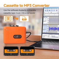 HAPPY TIME-Portable Cassette Player Cassette Recorder USB C Cassette Tape to MP3 Converter Cassette 