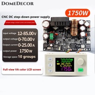 DomeDecor XY7025แปลงไฟฟ้ามี25A 1750W ระบบ CNC มีเสถียรภาพตัวแปลงแหล่งจ่ายไฟ CC CV แรงดันคงที่โมดูล s