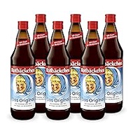 ROTBÄCKCHEN The Original 6 Pack (6 x 700 ml). Juice made from 99% multi-fruit juice, 1% honey and iron