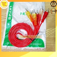 RCA CABLE 3 TO 3 RCA 3-3 AV VIDEO CABLE/ 2-1 AUDIO CABLE and CABLE AV video cable/ 3 IN 3 RCA/ 2 RCA
