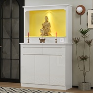 Altar Cabinet Modern Minimalist Buddha Shrine Home Altar Light Luxury Small Cabinet God Shrine God O
