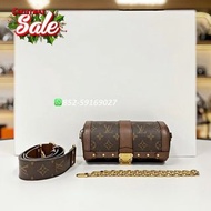 ✨99新 🥳全港最平🌈Louis Vuitton LV Papillon Trunk M57835 S-lock 鎖扣圓筒袋 Natural 原花 老花 💖可單肩 可斜背 👏現貨 支持陪驗 #女裝手袋