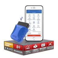 OBD2 Code Reader FA40 Diagnostic Tool Compatible with iOS and Android Auto Code Scanner for Cars Sin