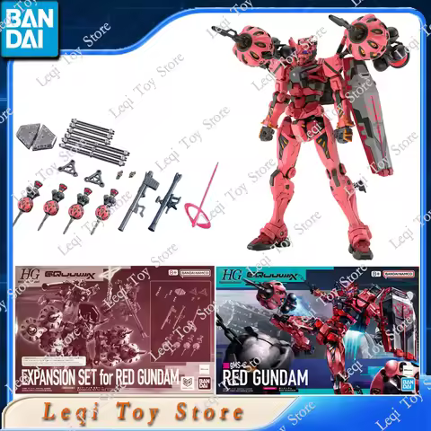 Bandai Original Genuine HG GQUUUUUUX GMS-α EXPANSION SET FOR RED GUNDAM Action Anime Figures Toys Gi