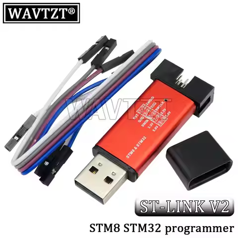 WAVTZT ST LINK Stlink ST-Link V2 Mini STM8 STM32 Simulator Download Programmer Programming With Cove