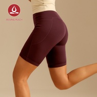 Moving Peach Quần Legging Yoga Cạp Cao Cho Nữ Quần Lửng Có Túi Hai Bên ACE