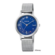 Japan genuine watch CITIZEN WICCA sent directly from Japan 50m water resistant performance KP5-417-71 solar wistwatch Eco-drive watch Ladies watch Navy + silver Animation Fantasia Limited Watch