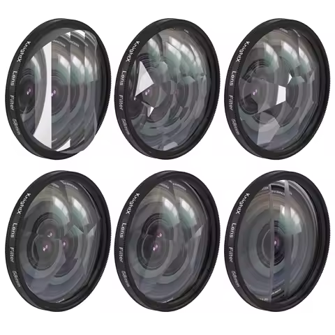 KnightX 58mm Kaleidoscope Camera Lens Filter Colorful Prism For Canon eos Sony Nikon 400d d5100 50d 