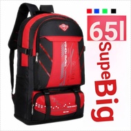 [Expandable] 65l Large Capacity Backpack Sports Outdoor Travel Men Women Hiking Bag Luggage