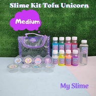 UNGU Medium Unicorn Slime Kit/ Slime Material Package/Diy Slime/Kit Slime/Slime /Kit Unicorn Medium-