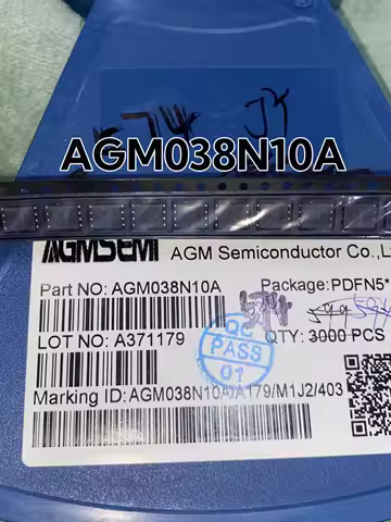 10PCS Brand new original stock AGM038N10A PDFN-8(5x6) 24+