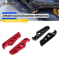 Suitable for Yamaha Motorcycle XMAX125 250 300 400 NMAX155 2017-2023 Anti-slip Pedals Can Customize logo Rest Footrest Modified Spinning Pedals