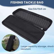 Shockproof Fishing Tackle Storage Bag Fishing Rod Reel Gear Hard Shell Case Bag Fishing Vessel Acces