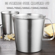 Baking utensils 304 stainless steel etched cup Measuring cup Scale cup Measuring tool 500ml/700ml/1000ml