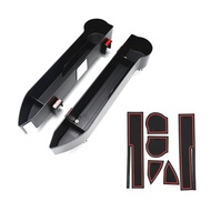 2Piece Car Door Water Cup Holder Storage Box Inner Tray Holder Parts Accessories for Jimny JB64 JB74