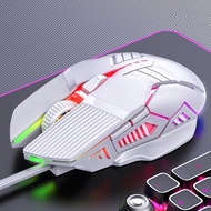 Wired Gaming Mouse 6 Buttons 3200DPI Adjustable Silent Gaming Mice LED USB Wired Computer Mouse For 
