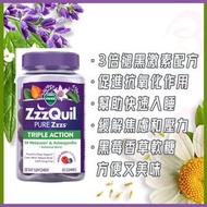 ZzzQuil - 褪黑素助眠軟糖 雜莓味 3 倍褪黑激素助眠劑 60粒 此日期前最佳 2028.2 [平行進口]