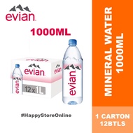 Evian Natural Mineral Water 1000ml x 12btls