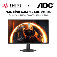 AOC 24G50Z Gaming Monitor 24inch, FHD, IPS, 260Hz-OC, 0.3ms - Genuine product.