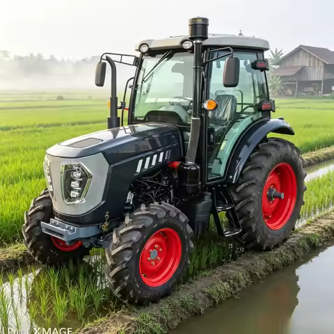 Hot Sale Product Wheel Tractor Agriculture 4 Wheels Drive Compact Tractors Hydraulic Diesel Engine G