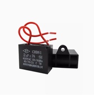 Electric Fan Capacitor 1.5 UF Table Fan Floor Fan Ceiling Fan Fan Capacitor 450v1.2 UF23