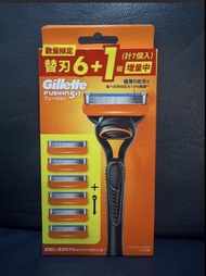 🇯🇵 吉列鋒隱5+1（Gillette Fusion 5+1）男士手動刮鬍刀超值增量組（內含1個刀架與共7個刀頭）