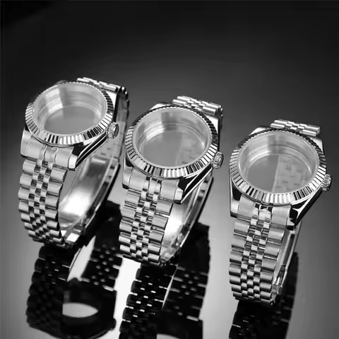 Dog tooth Style 36mm 40mm NH34 NH35 NH36 NH38 ETA2824 Watch Case Waterproof Sapphire Crysta 904L Ste