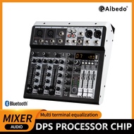 Aibedo KP4 Channel Professional Audio Mixer Bluetooth DSP USB Mini Audio Interface