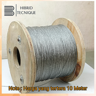 Kawat sling baja stainless 0.5 mm 0.8 mm 1 mm 1.2 mm 1.5 mm 2 mm kawat sling baja wire rop