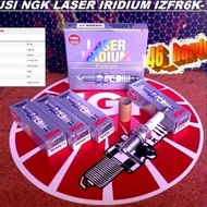 Izfr6K-13 Iridium LaserBUSI NGK Spark Plug Honda Jazz City Freed ETC