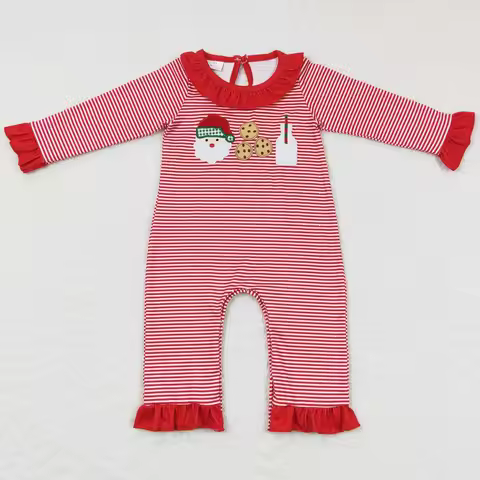 Christmas Infant Baby Rompers Long Sleeve Boutique Jumpsuit Girls Boys Kids Sibling Rompers Jumpsuit