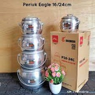 Panci Periuk Kastroliwet Alumunium Tebal 1set 5pcs/ Panci Nasi Liwet 5 Ukuran 16 18 20 22 24 cm / Pa