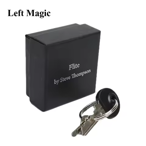 Flite by Steve Thompson Borrowed Ring To Keychain Magic Tricks For Professional Magician Appearing/V