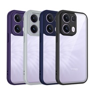 Frosted Feel Transparent Acrylic Case For OPPO Reno 7 7Z 8Z 8 8T 10 11 12 13 14 11F 12F 13F 14F F21S