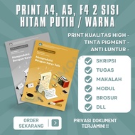 Print HVS A4 A5 F4 2 Sides Black and White Thickness 70 75 80 100 GSM SIDOARJO DIMOMEN.ID