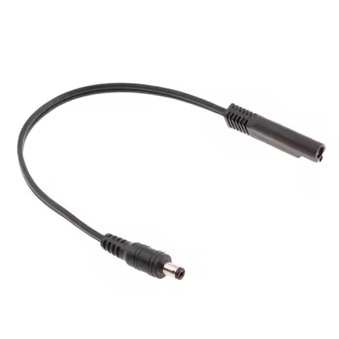 SAE Plug to .5mm x 2.1mm Male 18AWG /25cm Adapter Cable for Automotive Connector