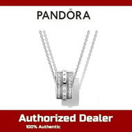 【100% Genuine】Pandora Dense Lined Necklace S925 With Gift Box