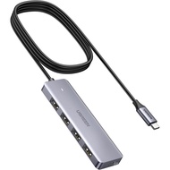 Hab USB C UGREEN 4 Port, Hab USB C ke USB dengan 4 USB 3.0, Pemisah USB C Berkuasa untuk Komputer Ri