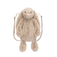 英國 Jellycat 背包 拿鐵灰兔