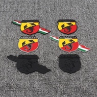 Suitable for ABARTH Car Decoration 3D Three-Dimensional Metal Car Sticker ABARTH Scorpion Logo Stick