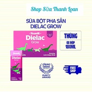 (HSD T4-2026) Thùng 48 Hộp Sữa Bột Pha Sẵn Vinamilk Dielac Grow 180ml.