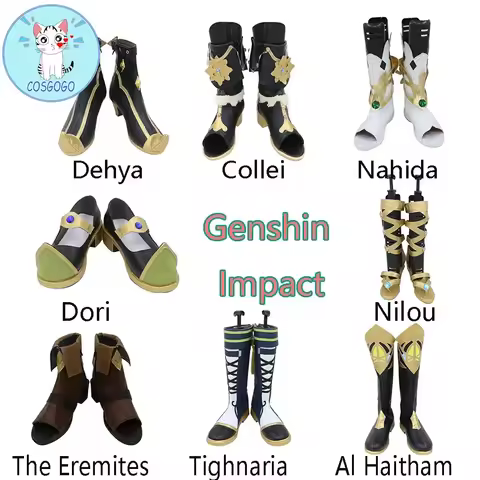 Dehya / Al Haitham / Sumeru The Eremites /Collei /Nahida /Dori /Nilou/Tighnaria Cosplay Shoes Genshi