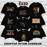 Exzo CROP TOP Ancient Egyptian tshirt OVERSIZE/SLIM-FIT Ancient Egyptian