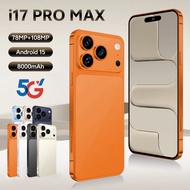 Global version I17Pro Max 16GB+1TB 5G smartphone 7.3 HD display 108MP rear camera